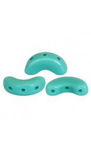 Les perles par Puca® Arcos beads Opaque green turquoise 63130